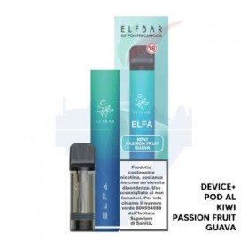 ELFBAR ELFA DEVICE + POD KIWI PASSION FRUIT GUAVA 20 MG