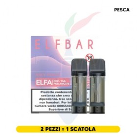 ELFBAR ELFA 2ML PREFILLED POD JUICY PEACH (2 PEZZI) 20 MG