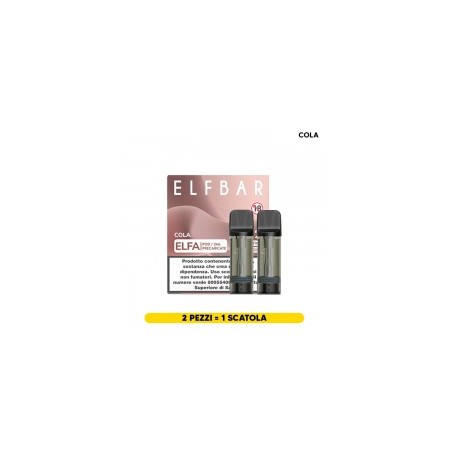 ELFBAR ELFA 2ML PREFILLED POD COLA (2 PEZZI) 20 MG