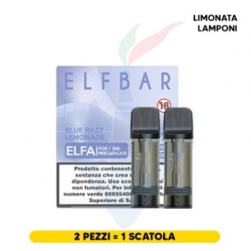 ELFBAR ELFA 2ML PREFILLED POD BLUE RAZZ LEMONADE (2 PEZZI) 20 MG