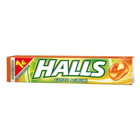 Halls Caramelle Vita C Agrumi SENZA ZUCCHERO 20PZ
