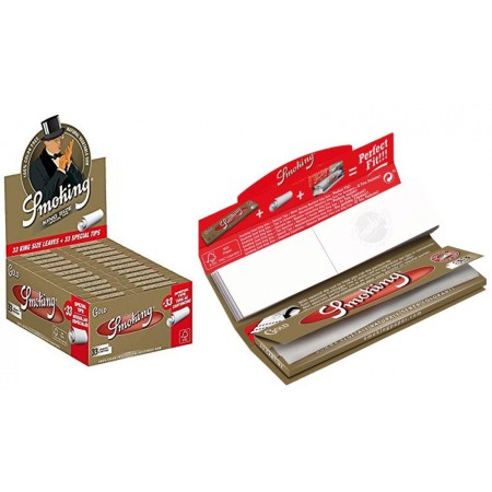 SMOKING GOLD CARTINA KING SIZE+TIPS