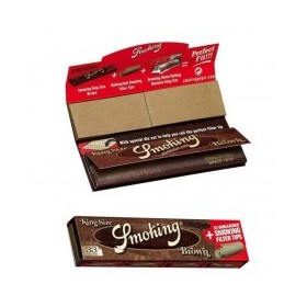SMOKING BROWN CARTINA KING SIZE + TIPS