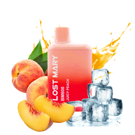 LOST MARY BM600 DISPOSABLE POD DEVICE - JUICY PEACH 20MG