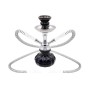 NARGHILE' Atomic Water Pipe 25 cm 2 Tubes Pumpkin Black 0230327