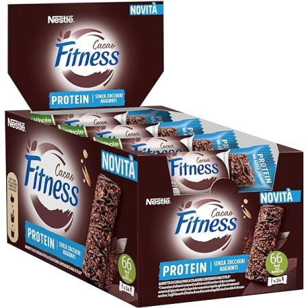FITNESS PROTEIN Barretta di Cereali Integrali con CACAO 24pz - NESTLE