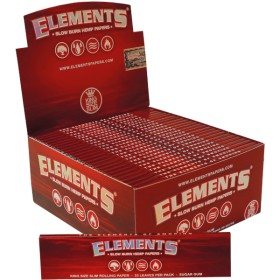 ELEMENTS RED KING SIZE SLIM - 50 LIBRETTI
