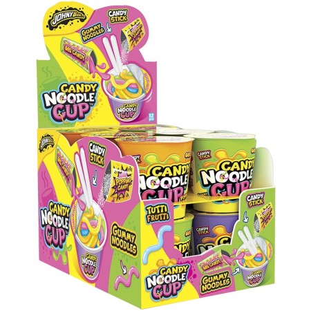 JOHNY BEE CANDY NOODLE CUP 55g X 12pz - cod 563 -PROMO- SCAD. 14/05/26