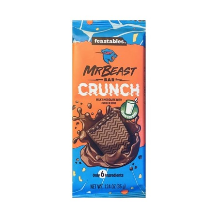 MrBeast Milk Chocolate Crunch 24 x 35gr
