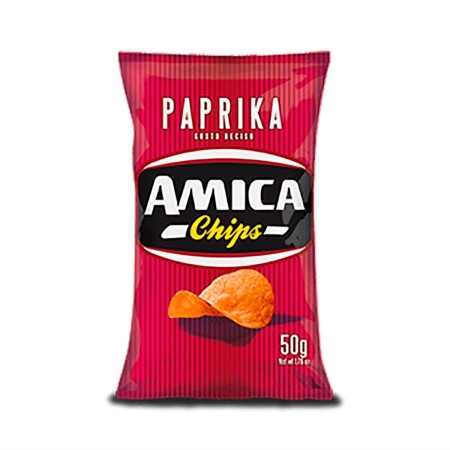 AMICA CHIPS - PATATINA PAPRIKA CONF. 50g x 21pz