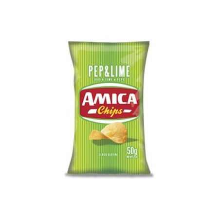 AMICA CHIPS - PATATINA PEPE E LIME CONF. 50g x 21pz
