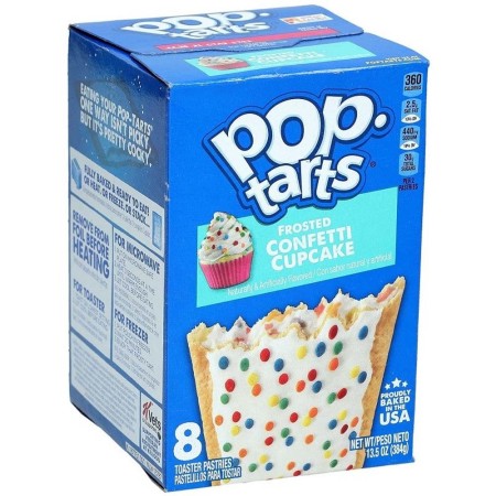 POP TARTS FROSTED CONFETTI CUP CAKE 48g x 8pz