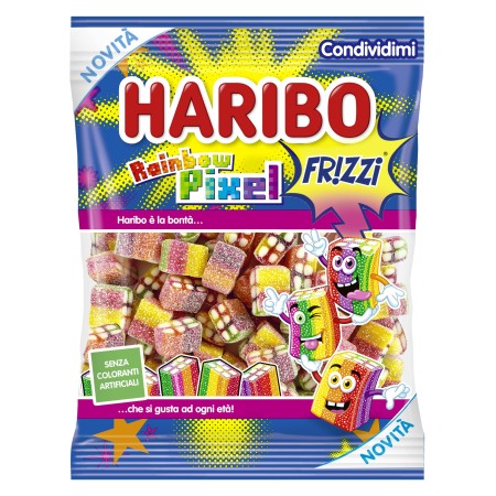 HARIBO RAINBOW PIXEL 80G BUSTA SINGOLA