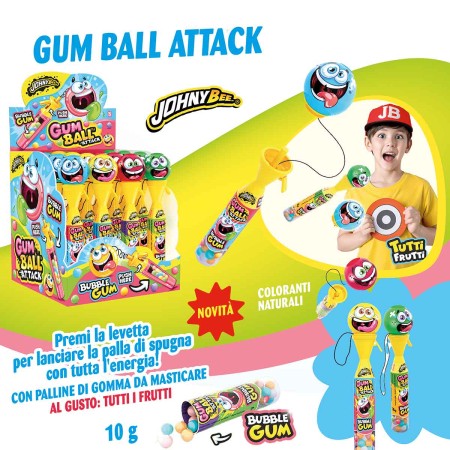 JOHNY BEE GUMBALL ATTACK CONF. 10g x 16pz - cod. 651