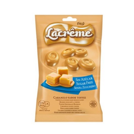 VIDAL LACREME TOFFEE SENZA ZUCCHERO BUSTA SINGOLA 80G